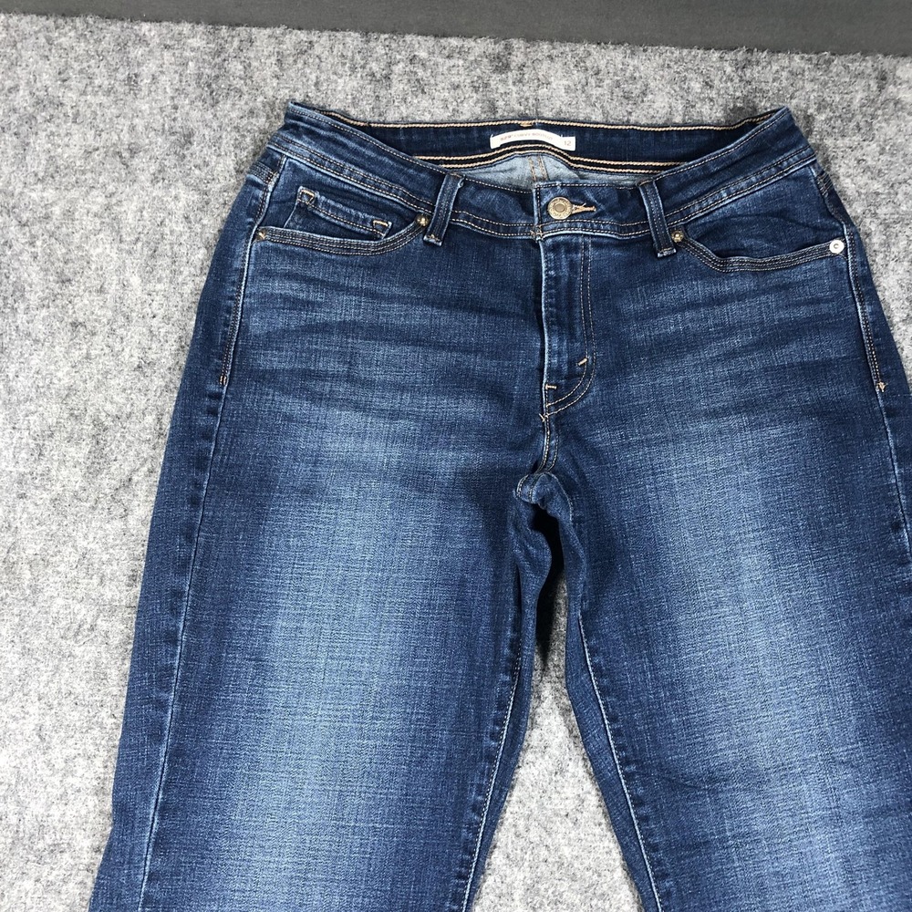 Levi's 529 Curvy Bootcut Jeans Womens 12 Blue Medium Wash Stretch Denim - Picture 3 of 16